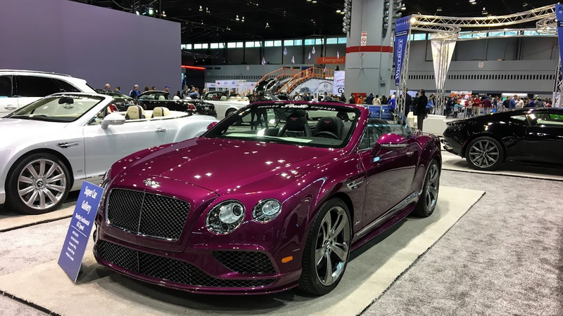 A VERY purple Bentley Continental GTC Speed